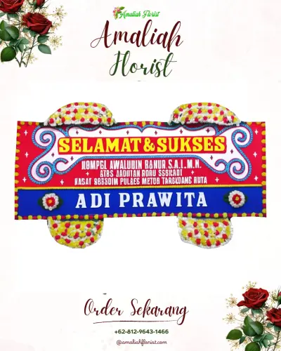 Karangan Bunga Ucapan Selamat di Kupang Raya