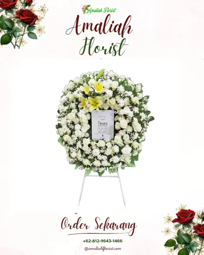 Krans Bunga Duka Cita di Kupang Raya